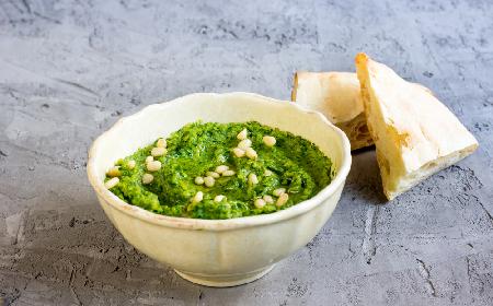 Pasta z ciecierzycy i szczawiu czyli hummus ze szczawiem
